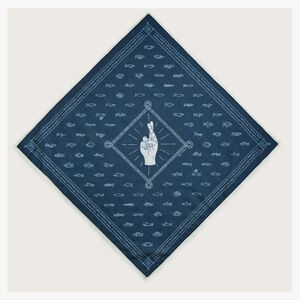 Handmade 💯% Soft Cotton Kerchief Good Luck Angler Bandana Unisex Men's/Women